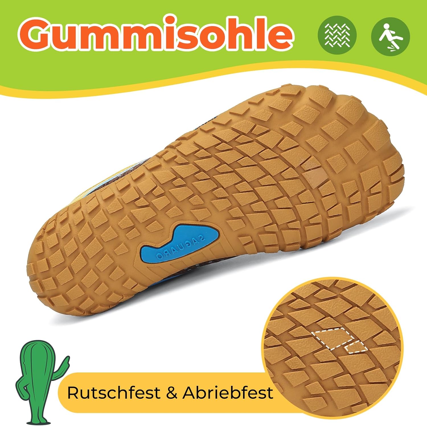Thumbnail 4 de SAGUARO Barfußschuhe Kinder – Schnelltrocknende Barfußschuhe Gr. 24–36
