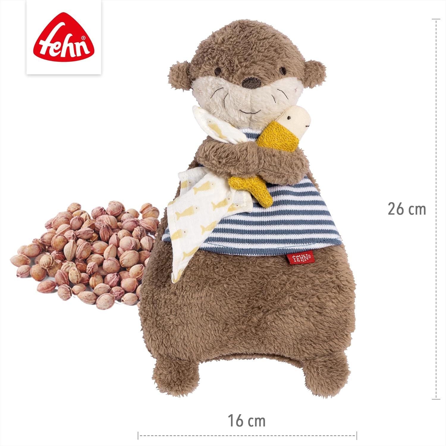 Detalle 2 de Fehn Wärmetier Otter 26 cm Kuscheltier