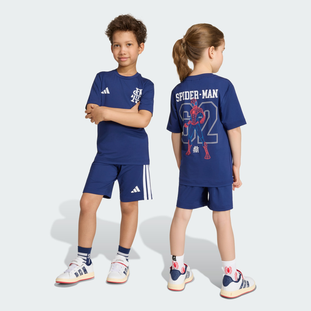 Detalle de Conjunto deportivo Adidas Marvel Spider-Man – Azul
