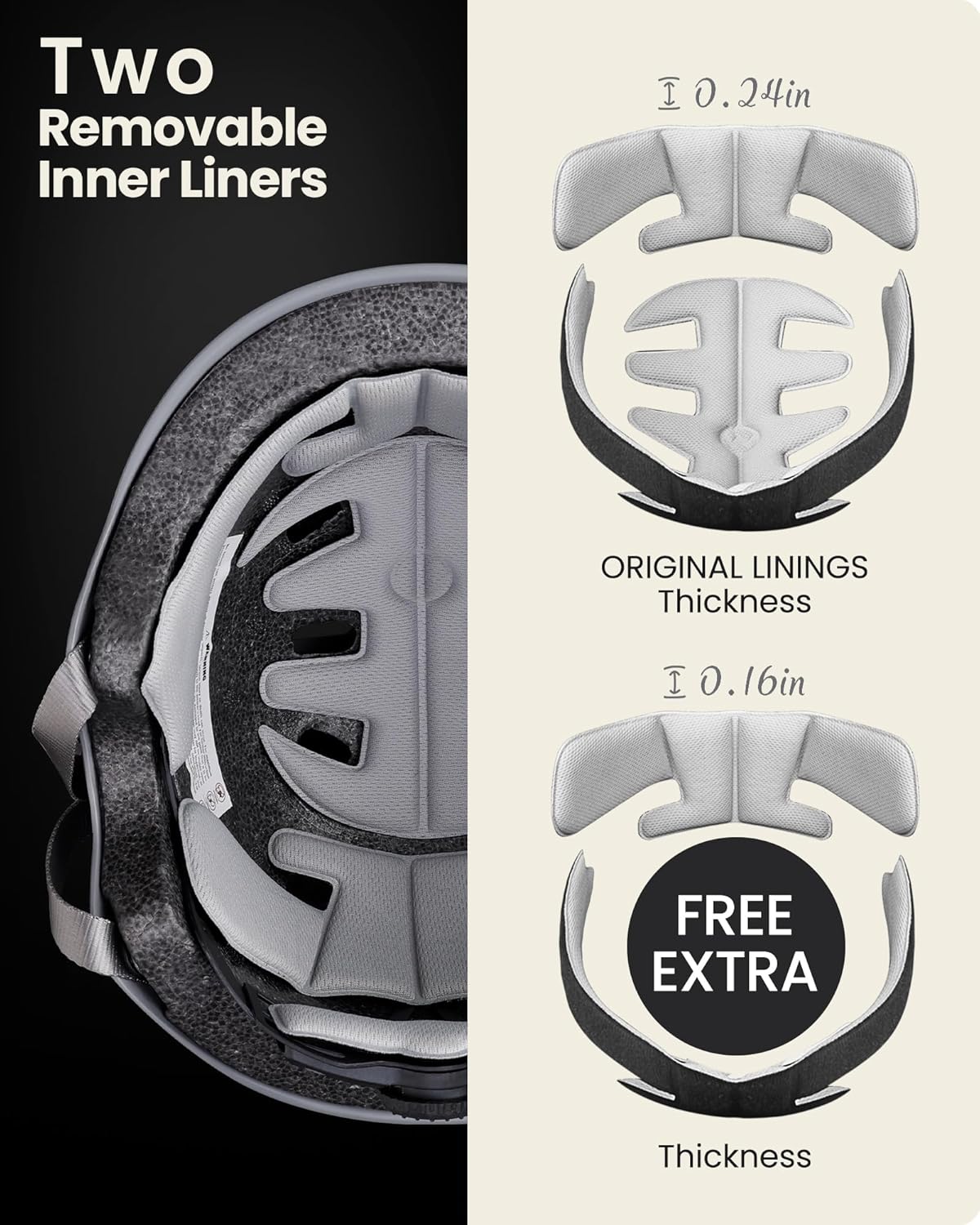 Thumbnail 2 de OutdoorMaster Multi-Sport Skateboard Cycling Helmet with Two Removable Liners (Kids, Youth & Adults)