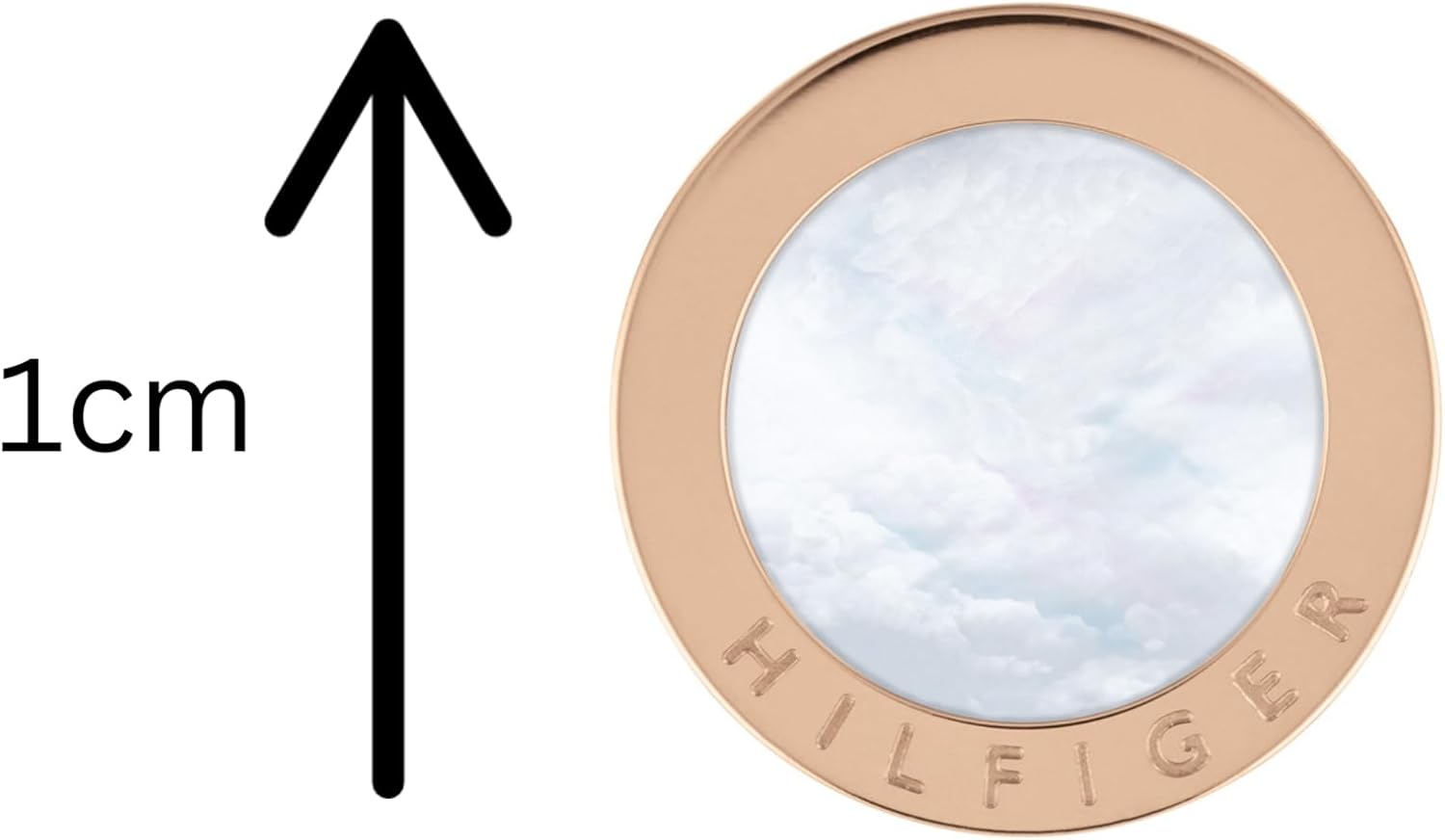 Thumbnail 1 de Tommy Hilfiger Jewelry orecchini a perno da donna in oro rosso con madreperla bianca (2780663)