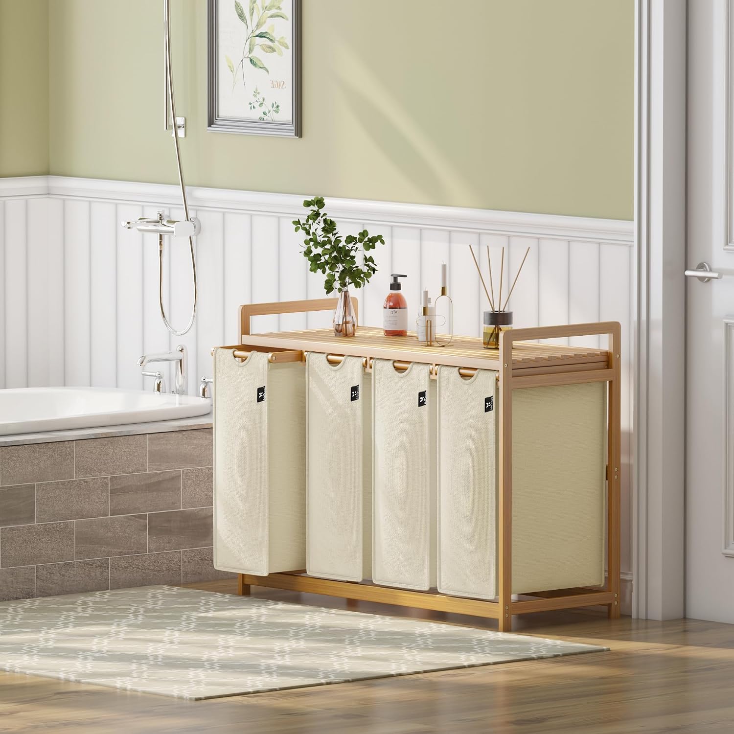 Detalle 2 de AdelDream Premium Wäschekorb 200L