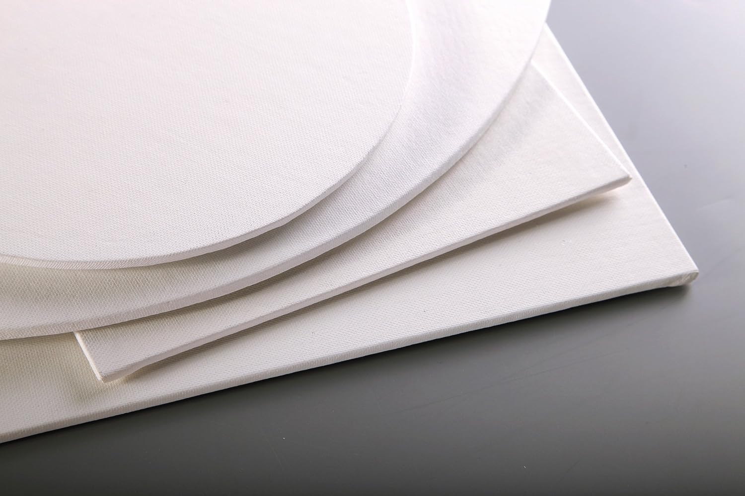 Thumbnail 2 de Clairefontaine 34174C – Carton à peindre rond 40 cm, toile coton, enduction blanche, 3 mm