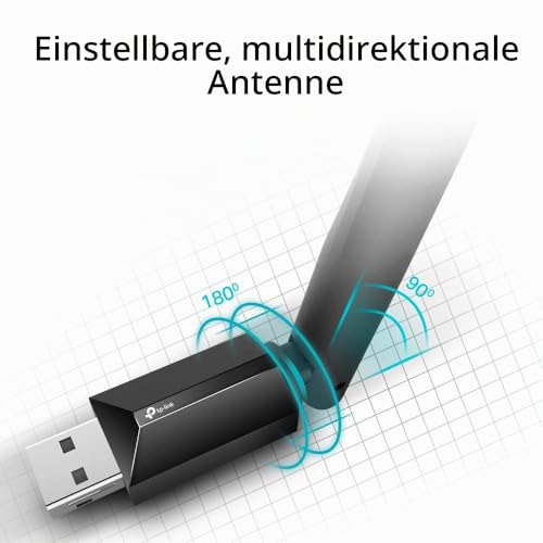 Detalle de TP-Link Archer T3U Plus – AC1300 High Gain USB WLAN-Stick mit MU-MIMO