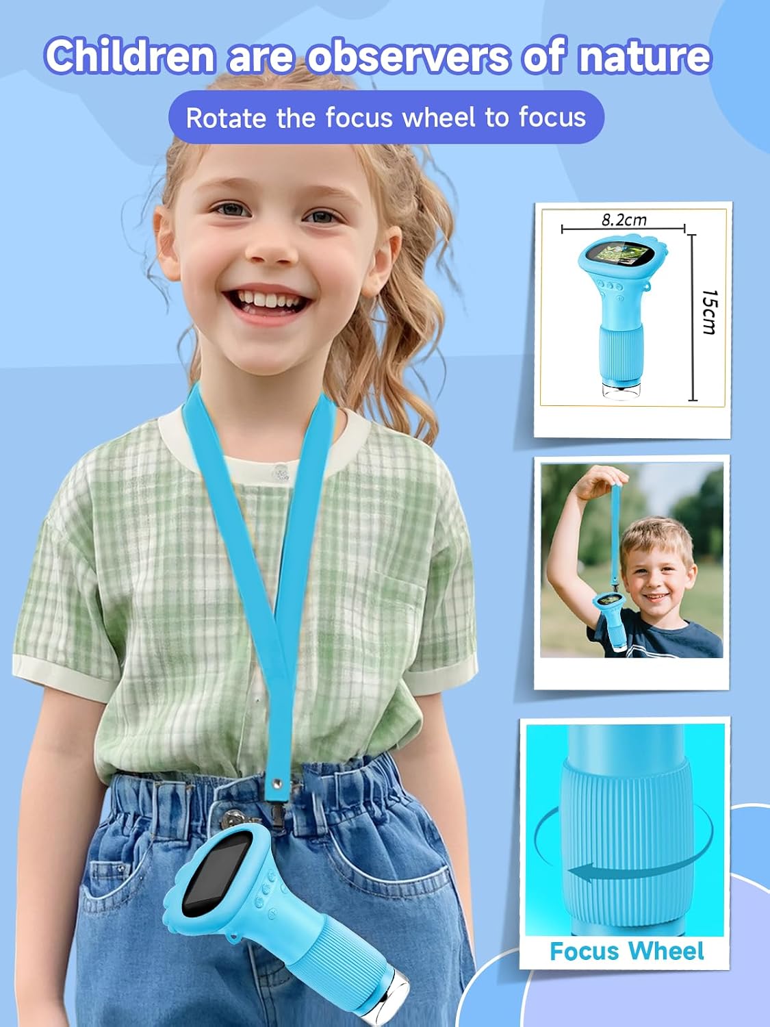 Detalle 1 de Acoath 1000X handheld kids microscope