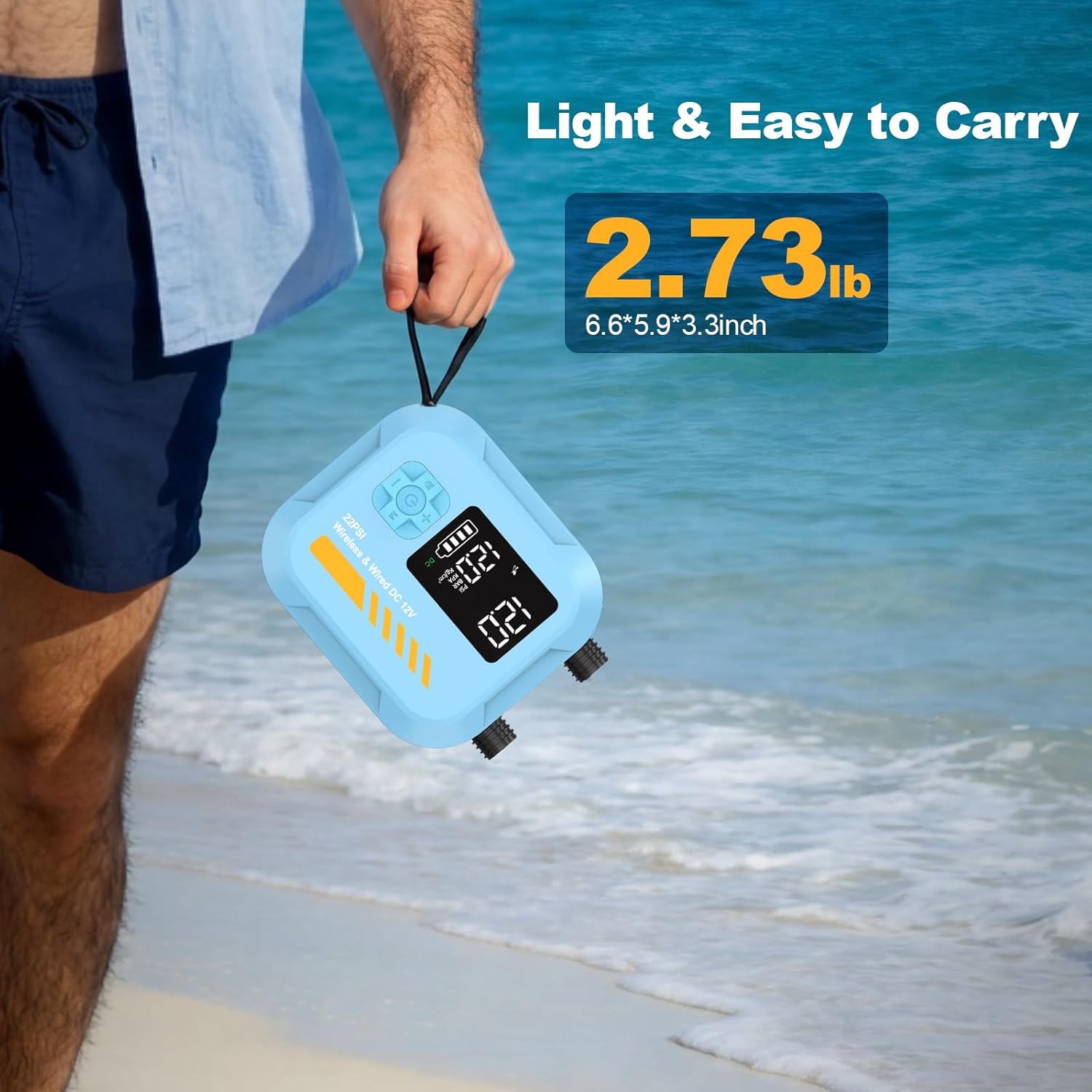 Thumbnail 1 de Rafeox Paddle Board Electric Pump: 22 PSI Portable Rechargeable SUP Air Pump