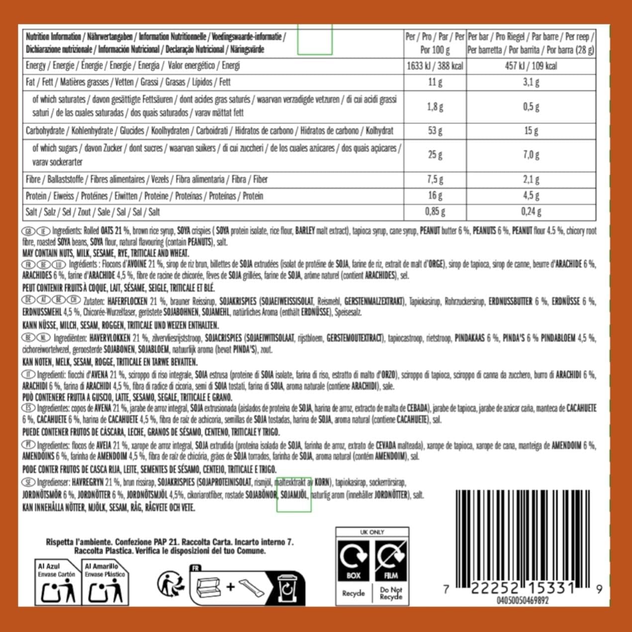 Thumbnail 4 de CLIF BAR Minis Crunchy Peanut Butter 10 x 28 g