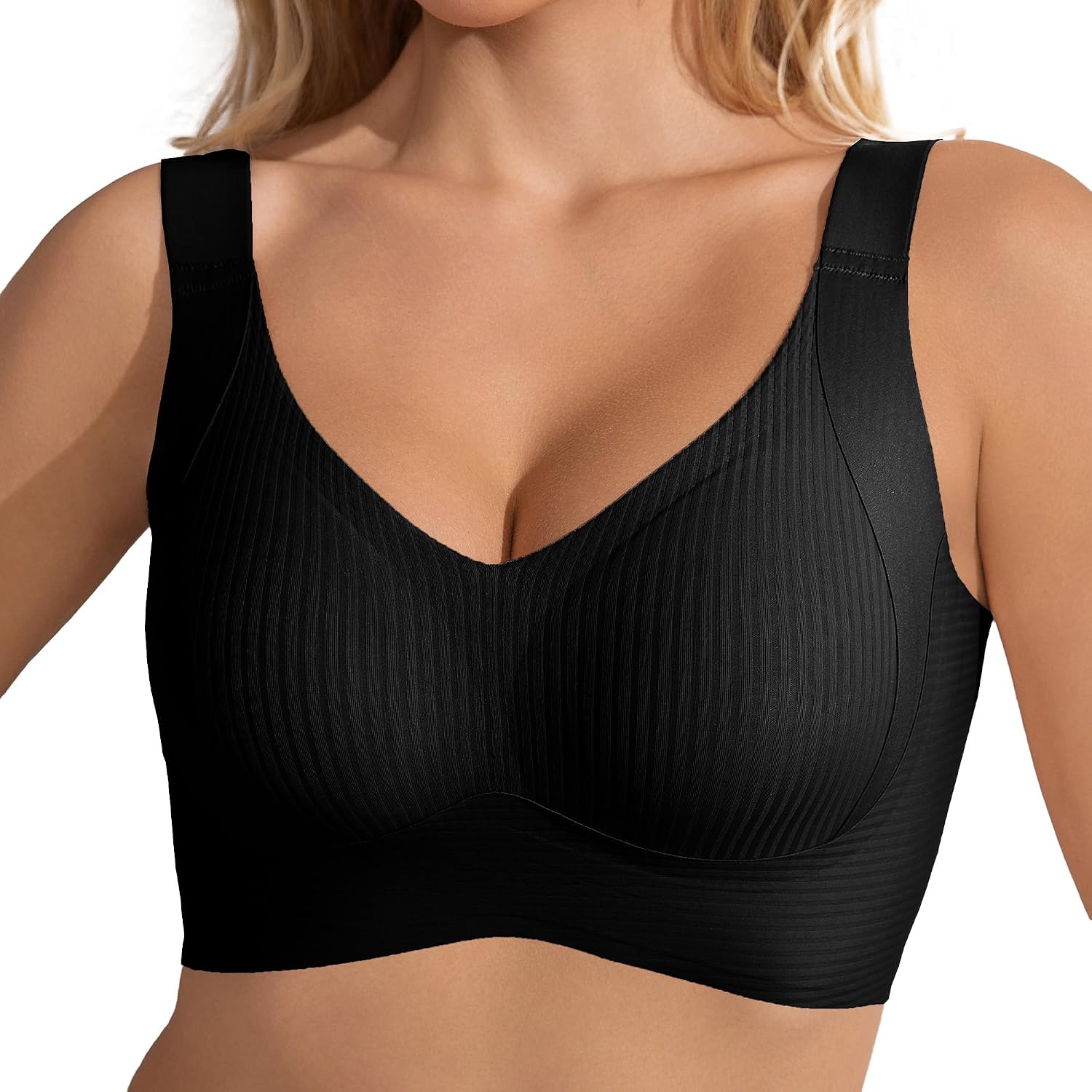Detalle de Fittingirls minimizer-bh voor grote borsten, draadloos met volledige bedekking