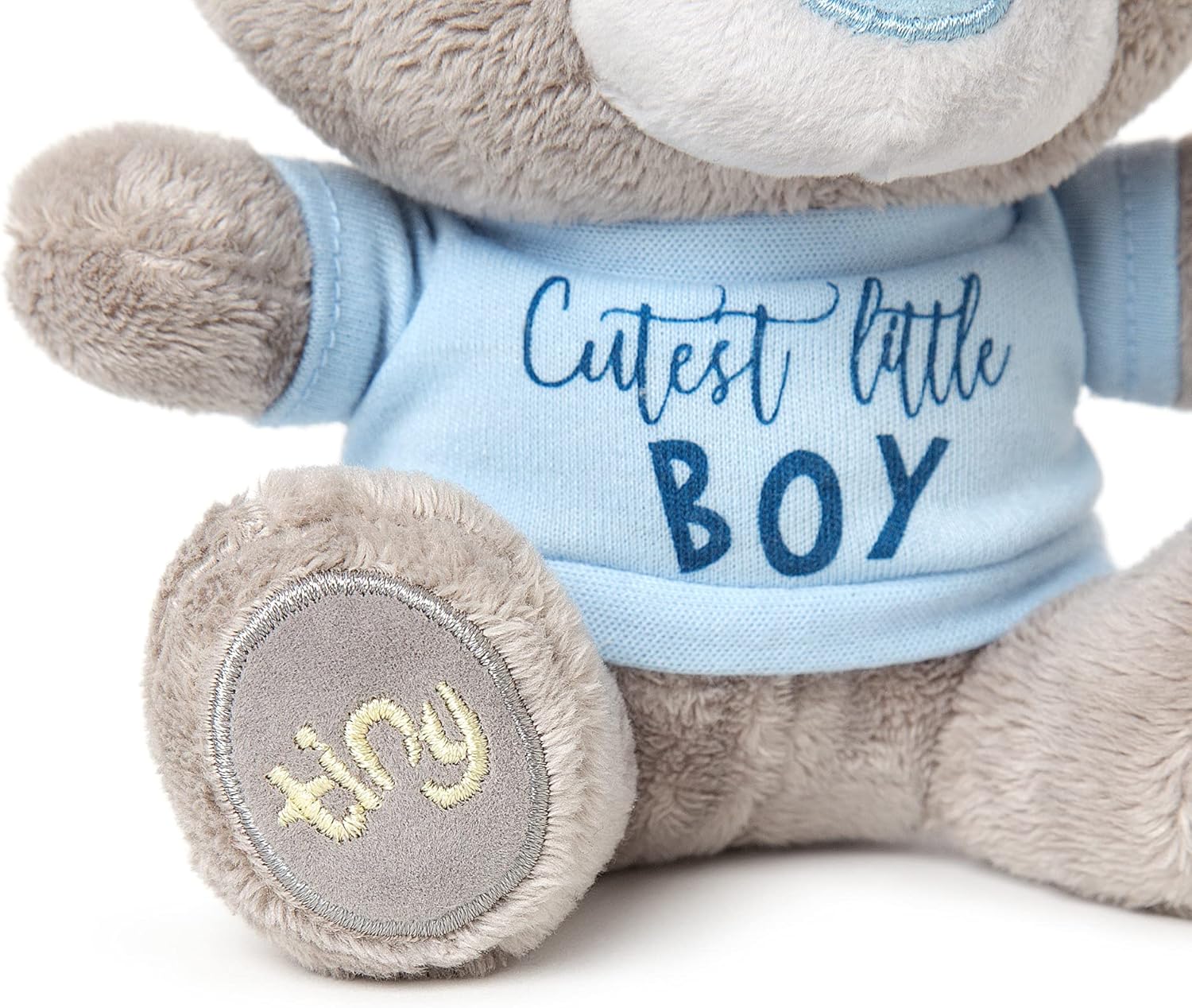 Thumbnail 2 de Me to You Tiny Tatty Teddy Cutest Little Boy Baby Bear (Blue/grey) – 15cm plush gift