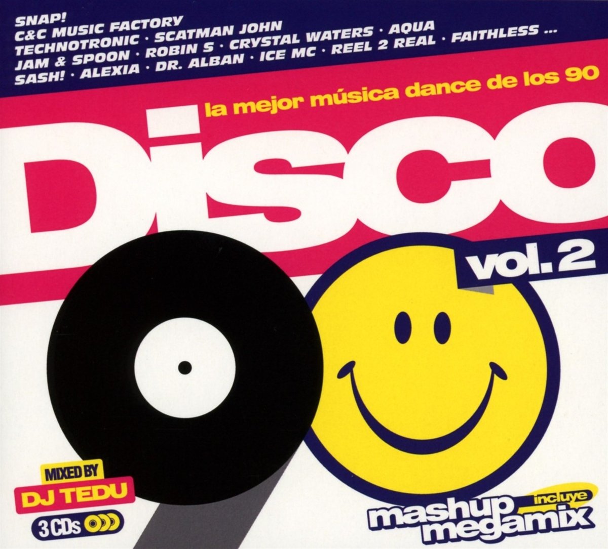 Detalle de Disco 90, Vol. 2 Audio CD, 1990s Dance Music Compilation