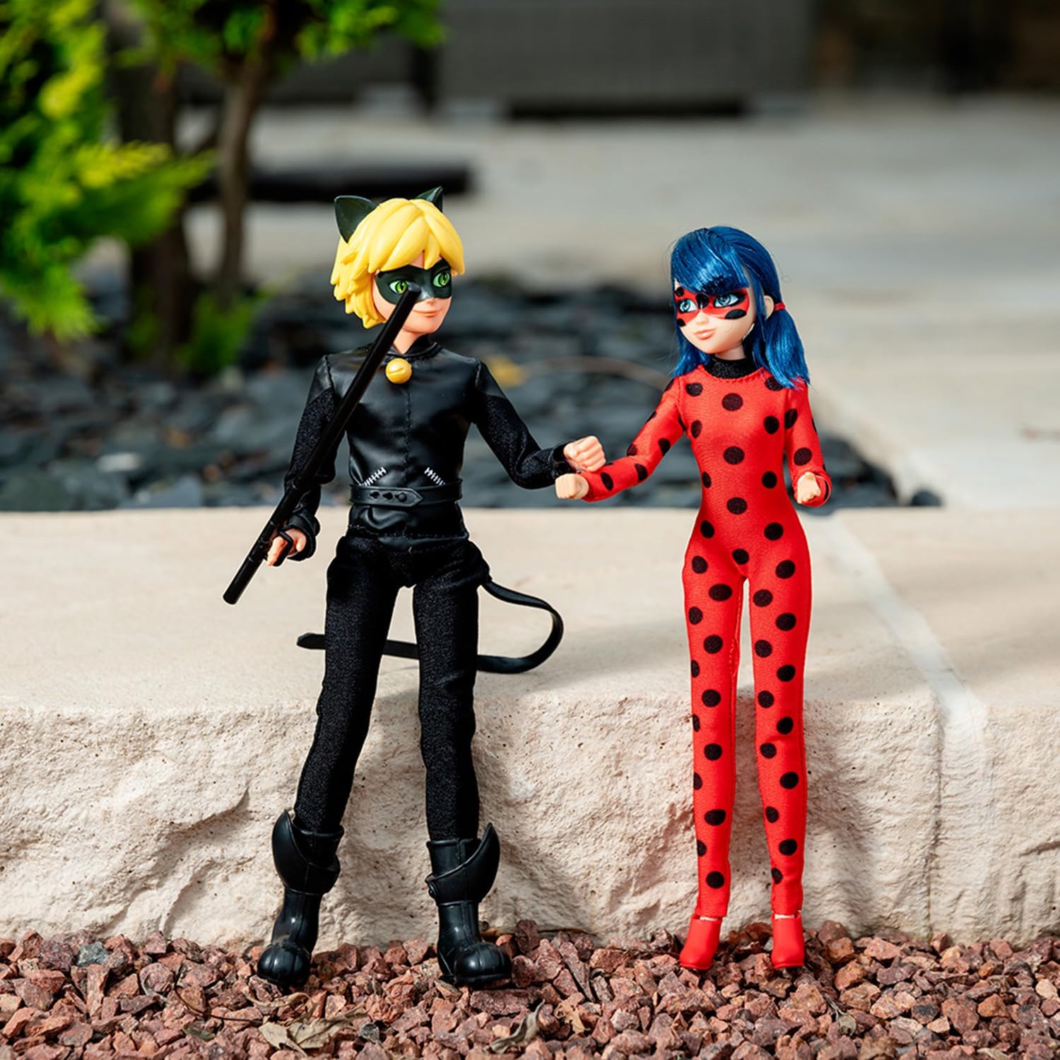 Detalle de BANDAI Miraculous Pack mit 2 Gelenkpuppen 26 cm