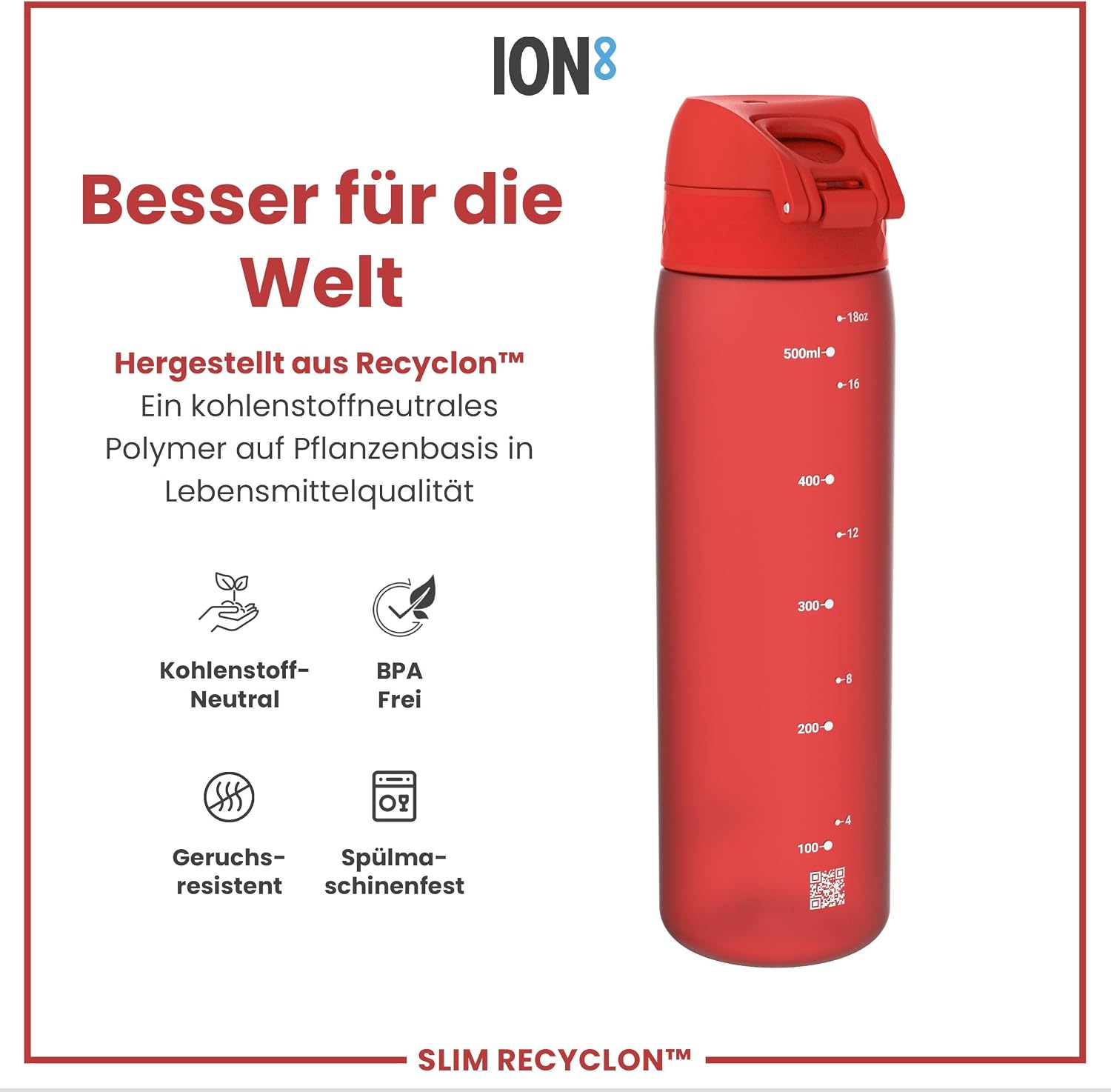 Thumbnail 4 de ION8 Trinkflasche Auslaufsicher đ„€