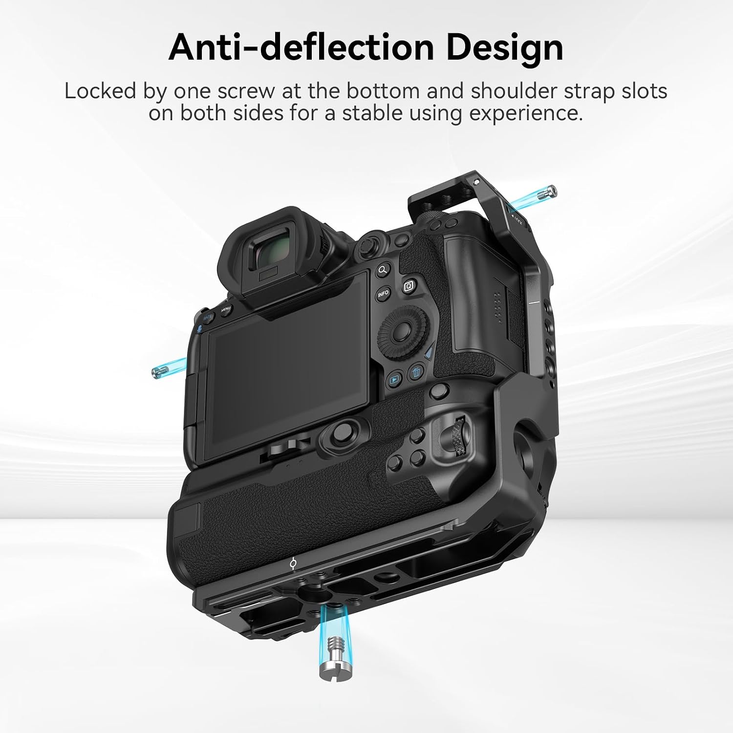 Detalle de SmallRig Camera Cage 3464 for Canon EOS R5/R6/R5 C/R6 Mark II with BG-R10 Battery Grip