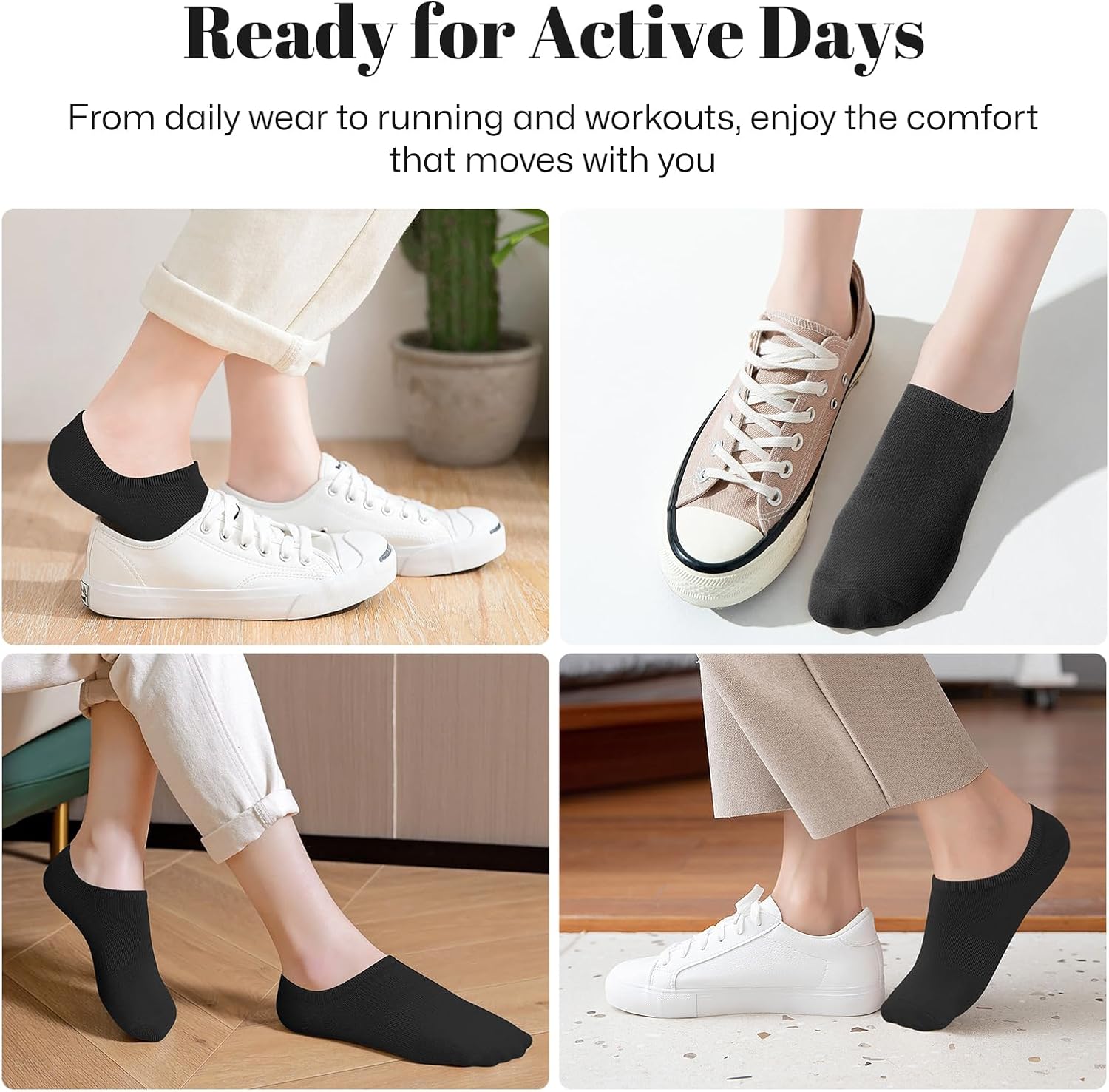 Thumbnail 5 de wernies No Show Socks 8 pairs