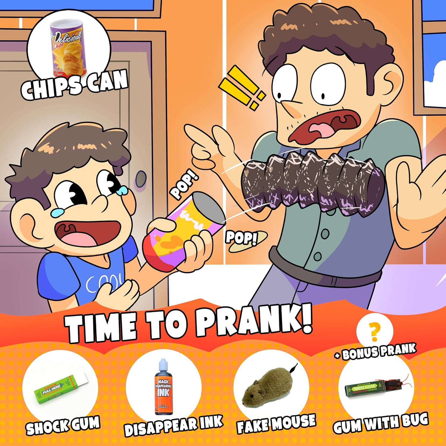 Thumbnail 6 de DIMROM Prank Kit for Kids (25 Gags) — April Fools practical joke toy set with bonus gags