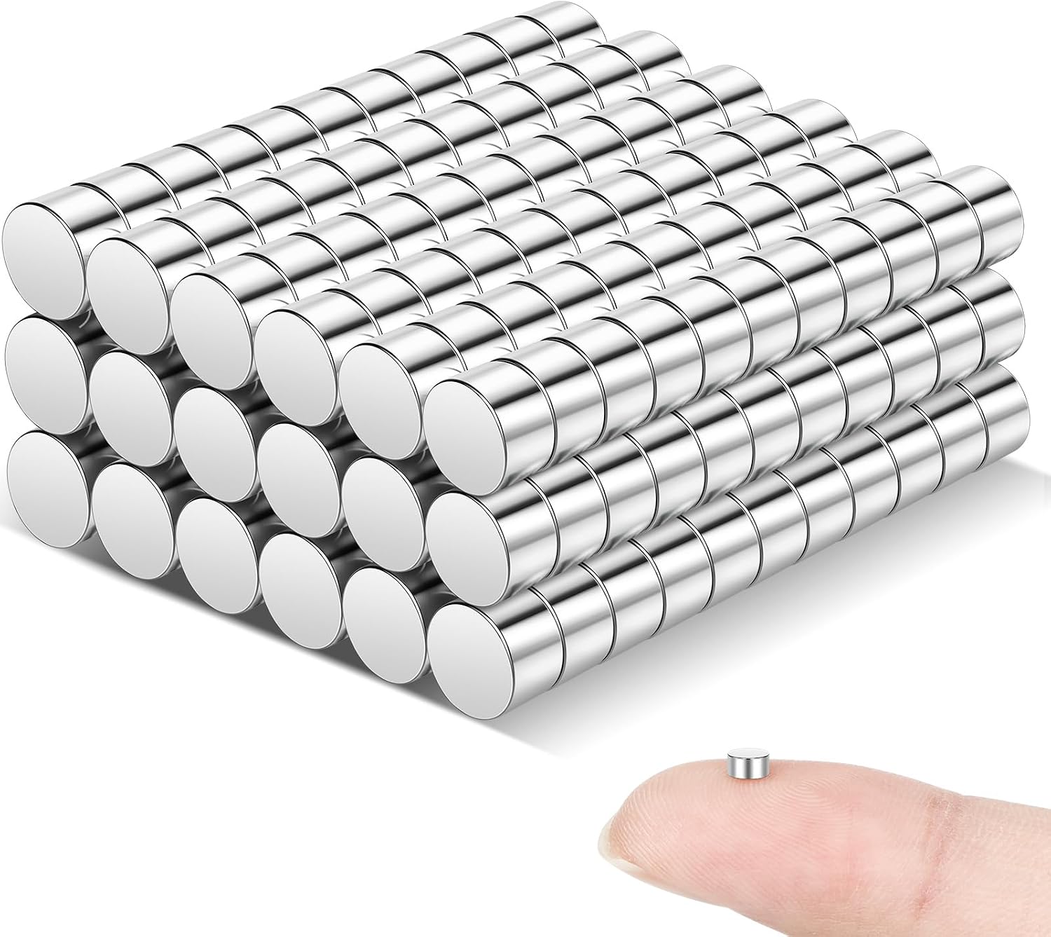 Detalle de Wukong 200 pcs 3x2mm strong fridge magnets for office and home organisation