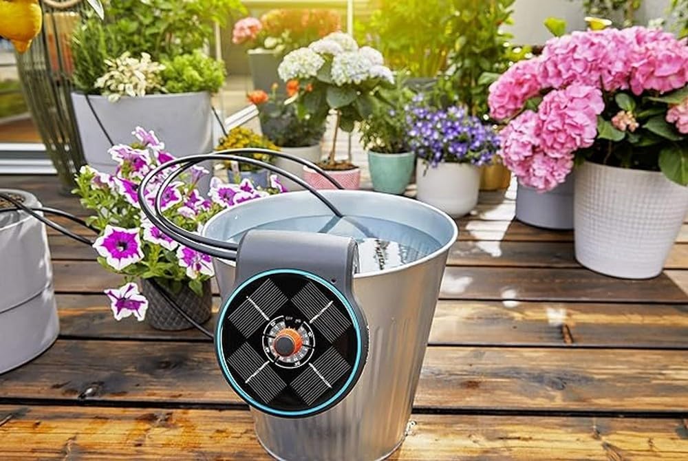 Thumbnail 2 de Ensemble d’arrosage solaire Gardena AquaBloom 13300-20 pour plantes de balcon et en pot (jusqu’à 4 m)