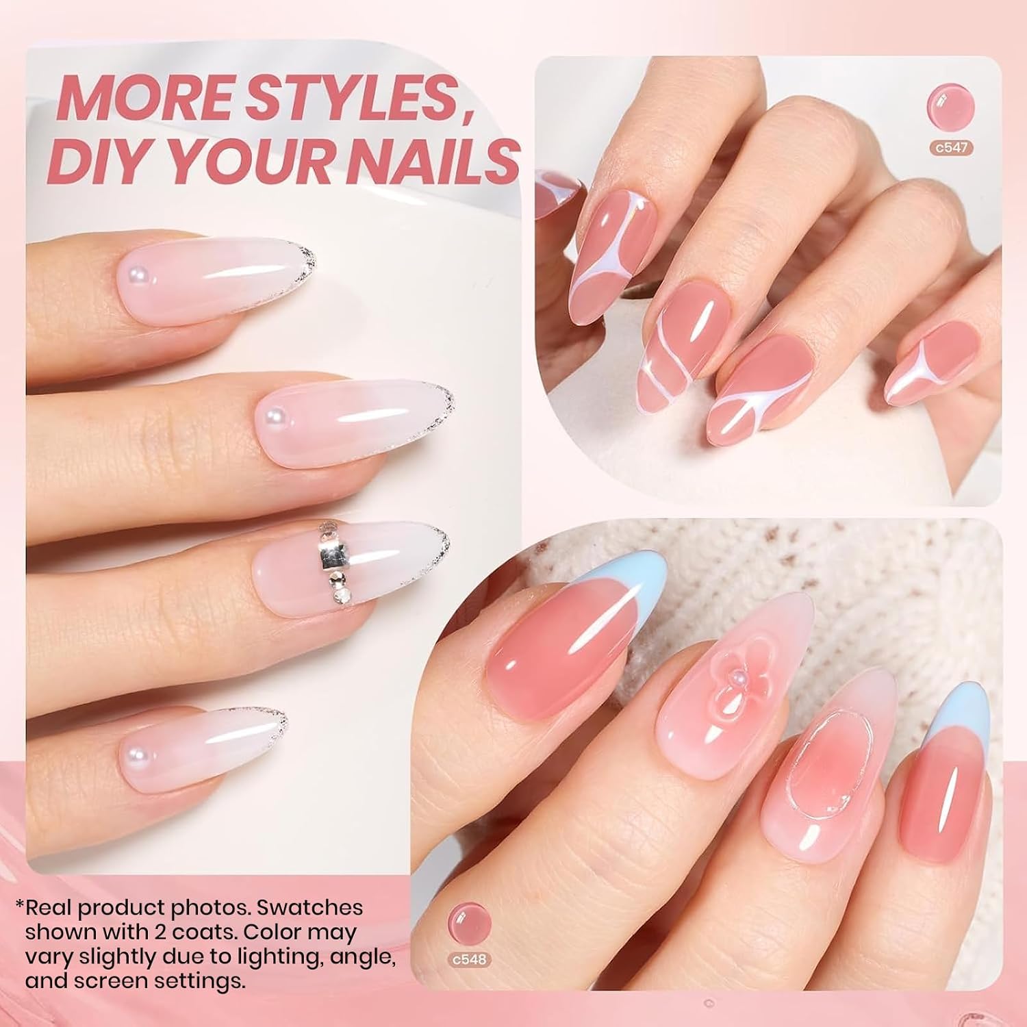 Thumbnail 2 de Beetles Jelly Gel Polish Whispers of Love Set