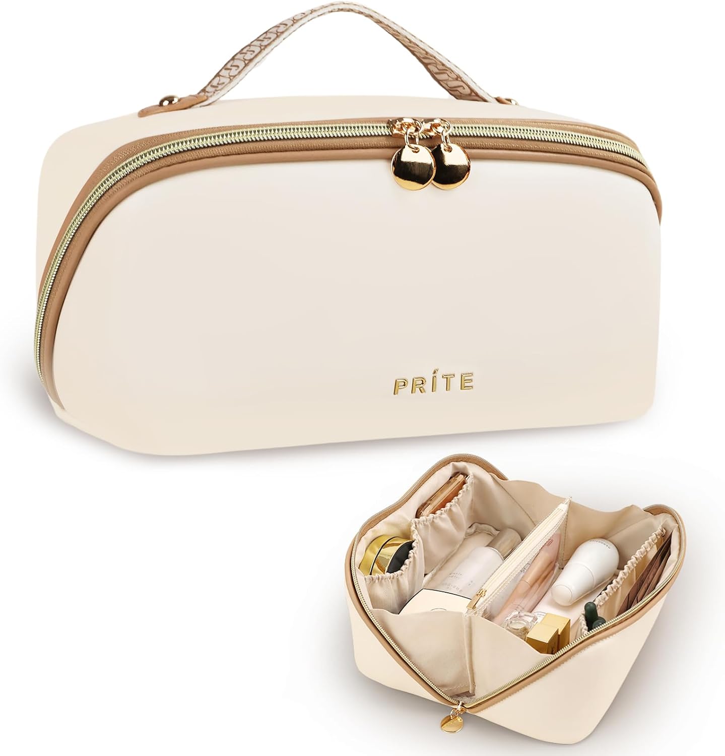 Thumbnail 3 de Prite Large Capacity Makeup Bag, Waterproof 1pc