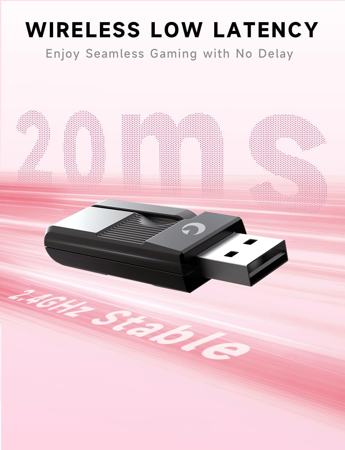 Thumbnail 3 de Wireless Gaming Headset with 2.4GHz, Bluetooth 5.3 and 70h Battery for PS5, PS4, PC, Switch & More