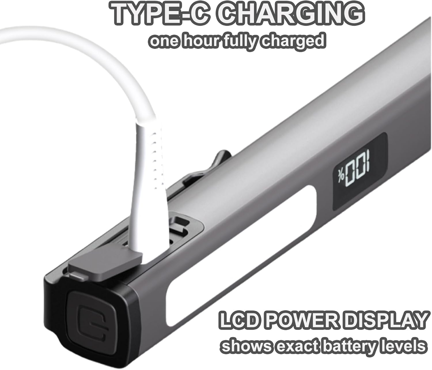 Thumbnail 2 de LED Torch Rechargeable with 6 Modes and LCD Display