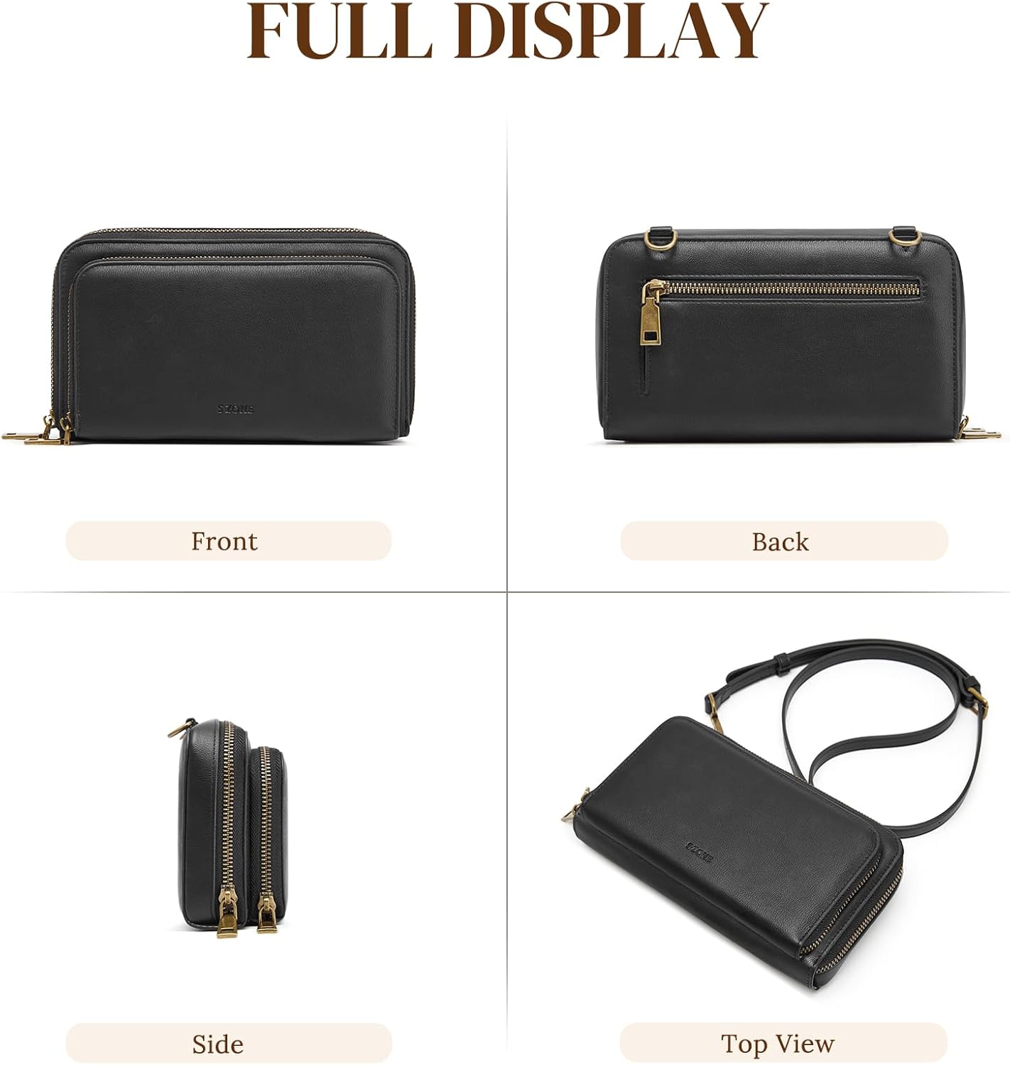 Thumbnail 6 de S-ZONE Faux Leather Women Crossbody Bag review