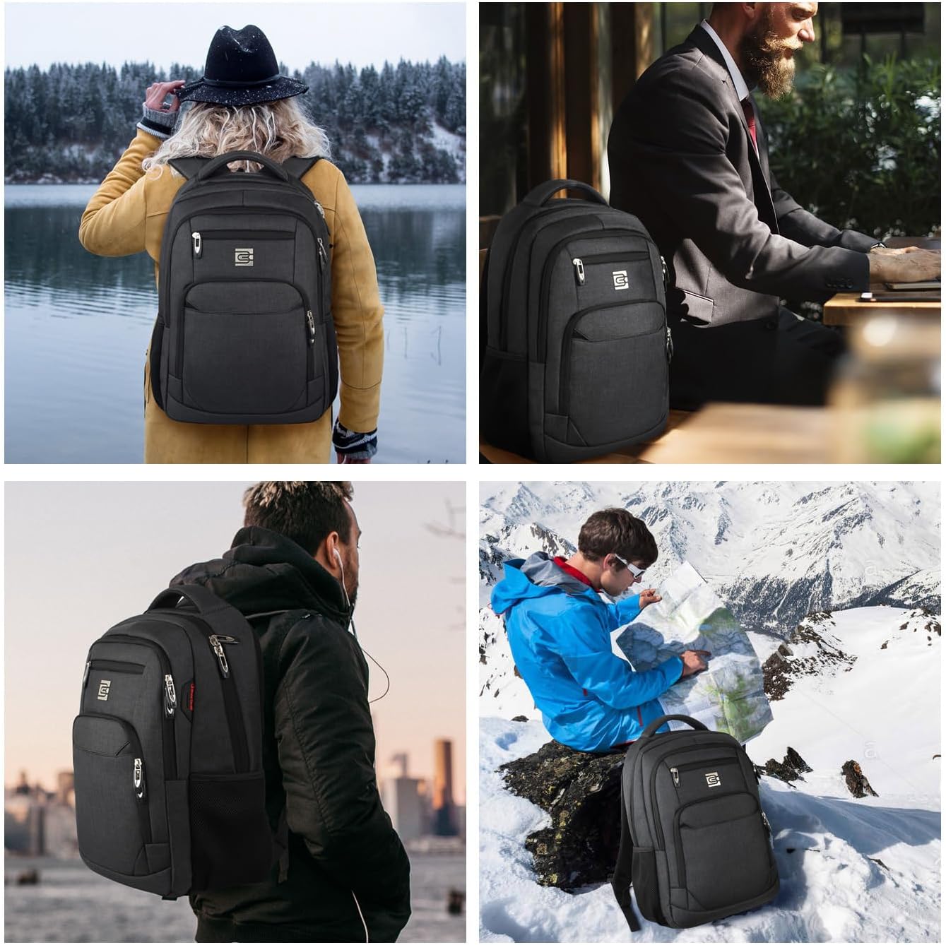 Thumbnail 6 de Slim Anti Theft Laptop Backpack 15.6
