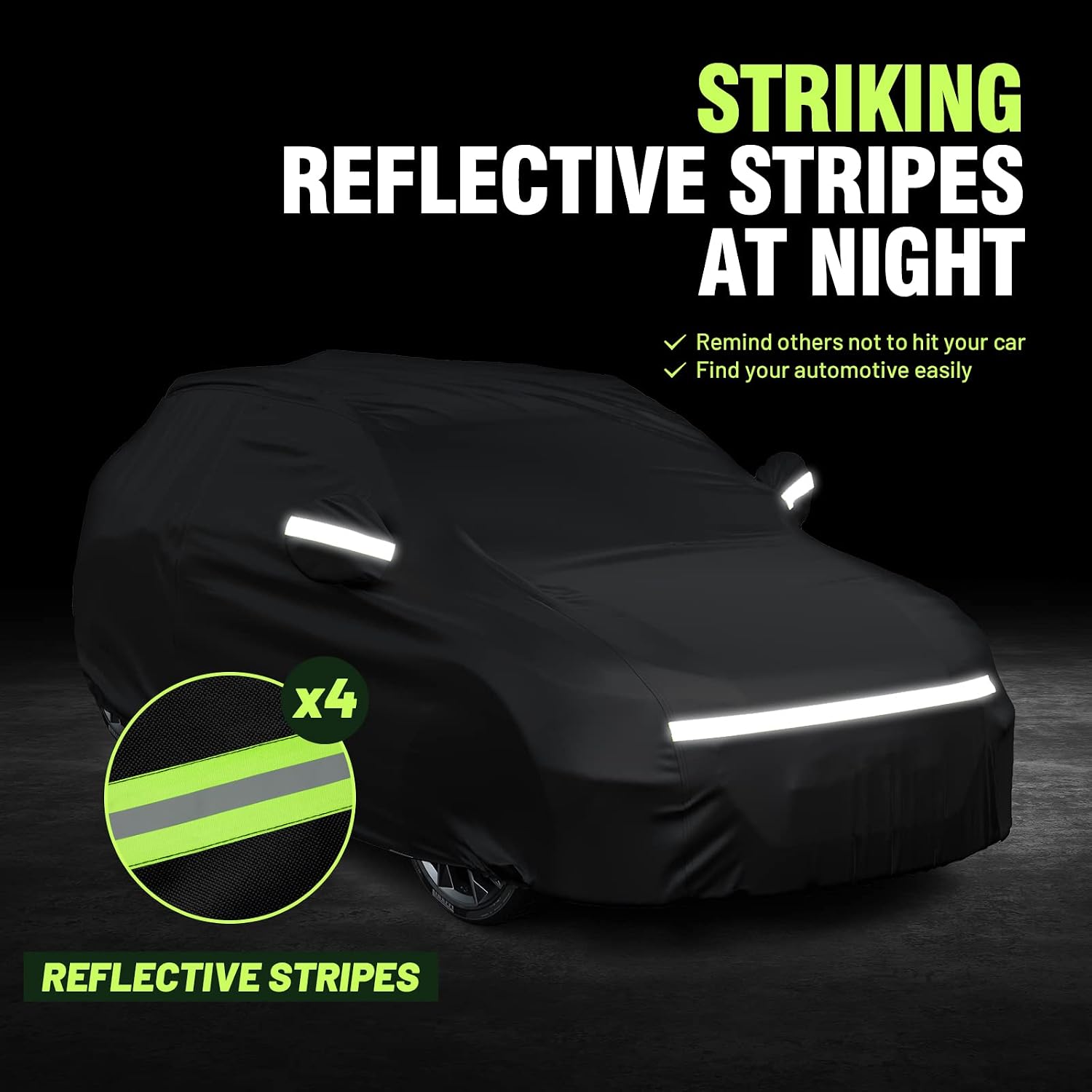 Thumbnail 3 de Favoto SUV Car Cover (188–198 inches): All‑Weather Waterproof Outdoor Cover with Right-Side Zip