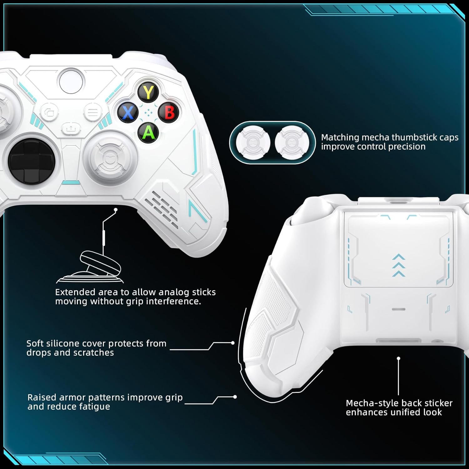 Detalle 2 de playvital Xbox controller silicone cover
