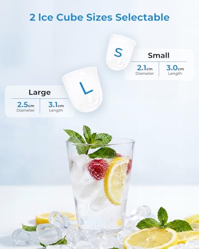 Thumbnail 1 de WELLENT Ice Maker Countertop: Compact, Portable Bullet Ice Maker with Self-Cleaning