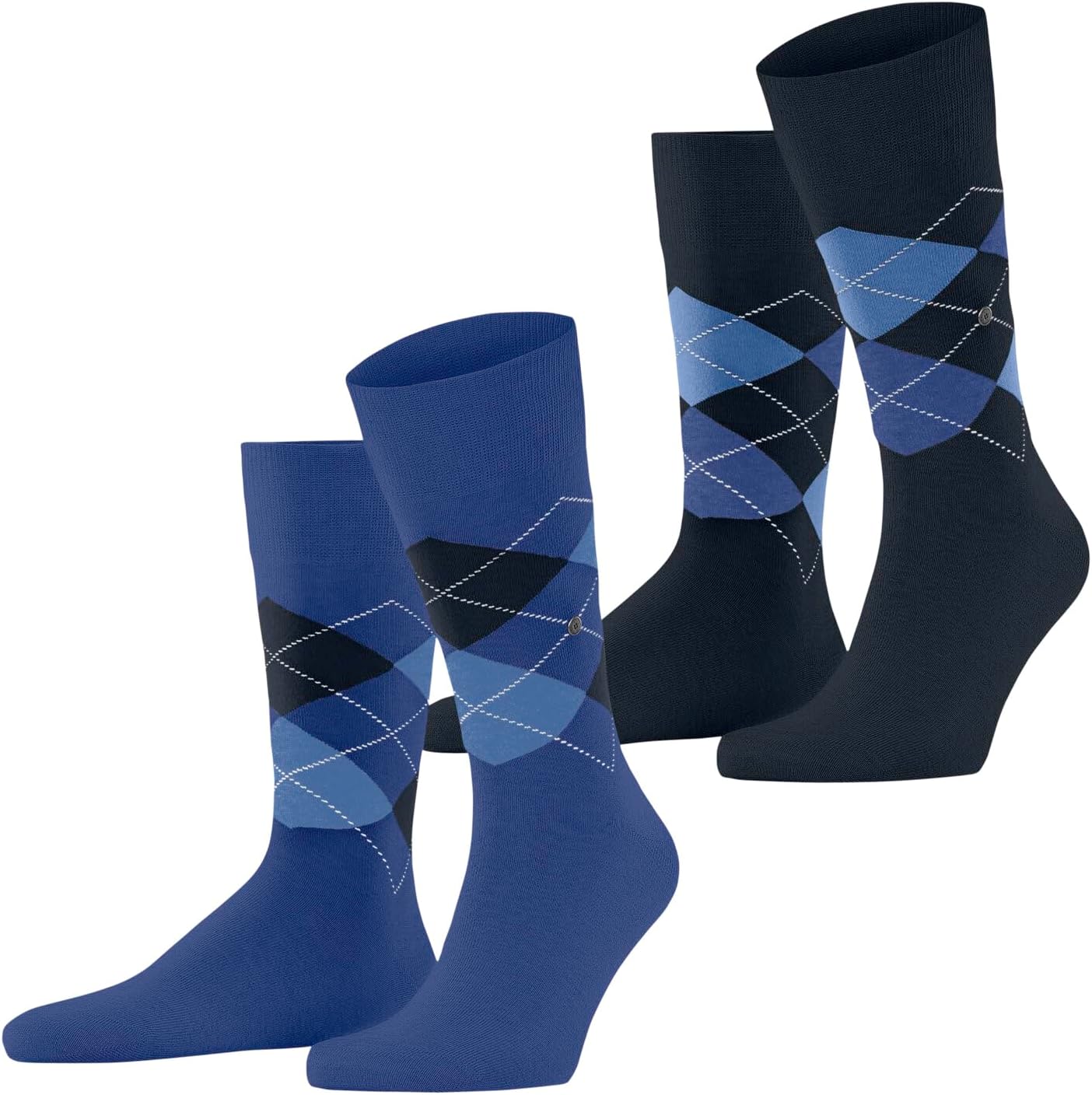 Thumbnail 6 de Burlington Hommes Everyday Argyle Chaussettes Opaque Coton – Lot de 2