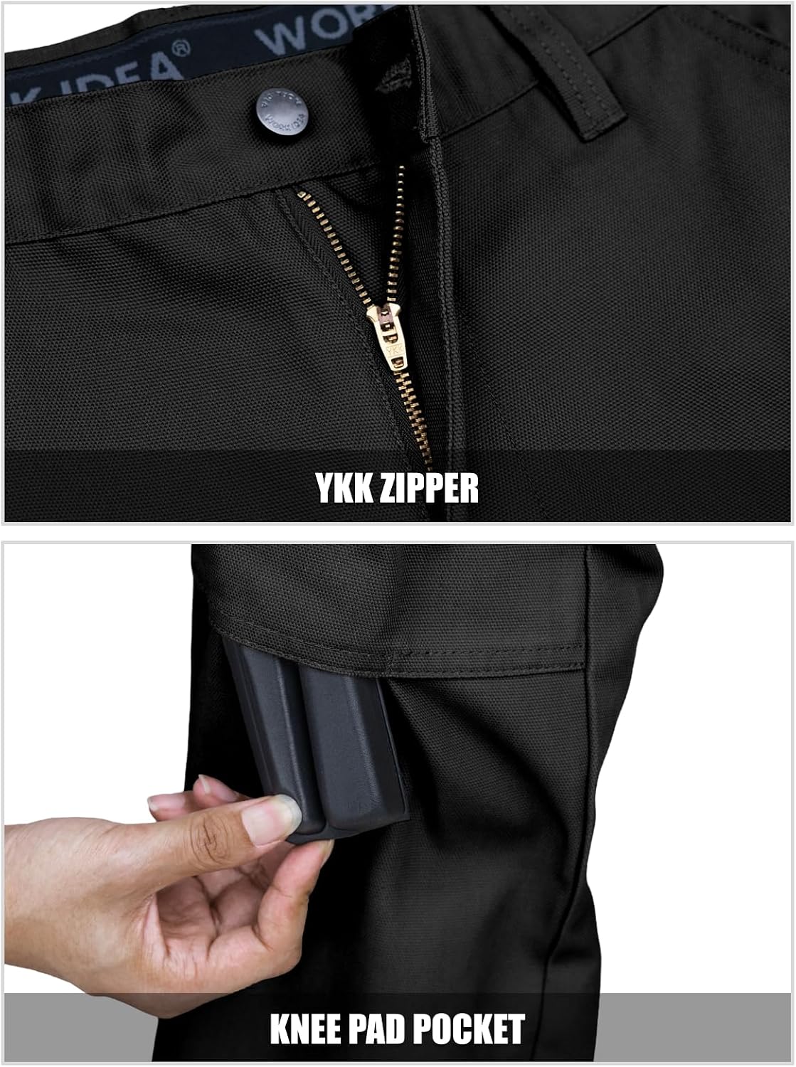 Detalle de WORK IDEA Men's Work Pants, Canvas