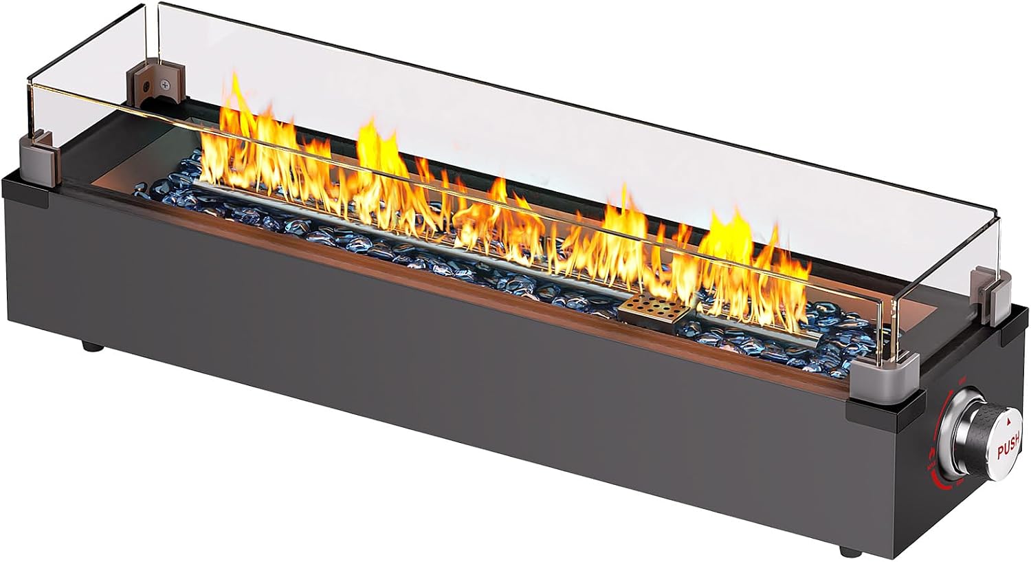Detalle de Ciays Tabletop Propane Fire Pit, 28-Inch