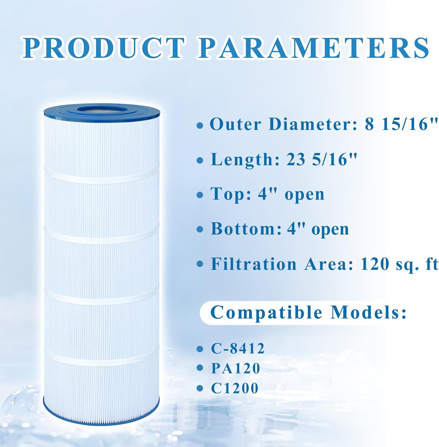 Thumbnail 1 de Chryseos Pool Filter, 120 sq. ft.