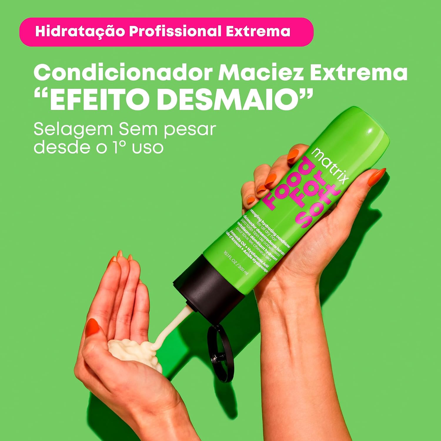 Detalle 2 de Matrix Food For Soft Detangling Hydrating Conditioner (with Avocado Oil & Hyaluronic Acid) 300ml