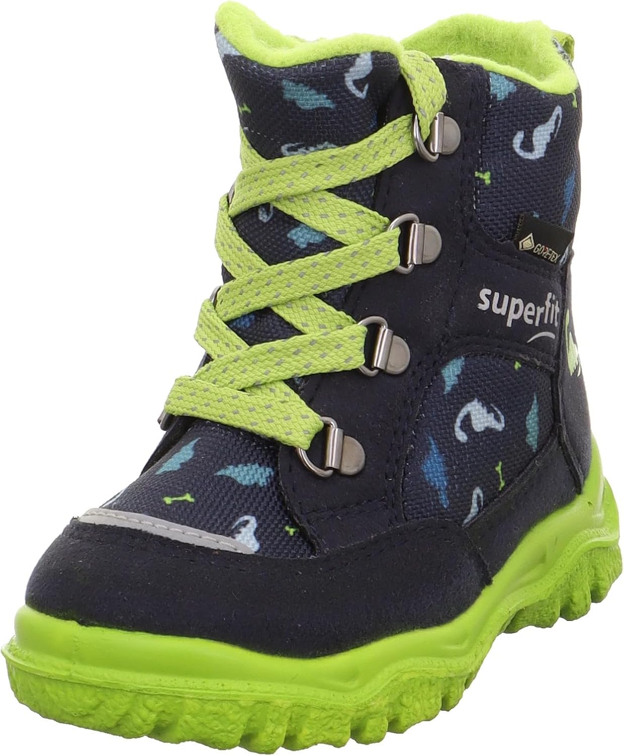 Detalle 2 de Superfit Jungen HUSKY1 Boot – Wasserdicht, atmungsaktiv, vegan, Schwarz/Hellblau, Größe 23