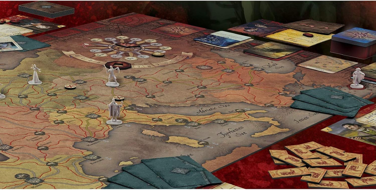 Detalle 2 de Giochi Uniti La Furia di Dracula GU494 – gra planszowa, edycja włoska, 2–5 graczy