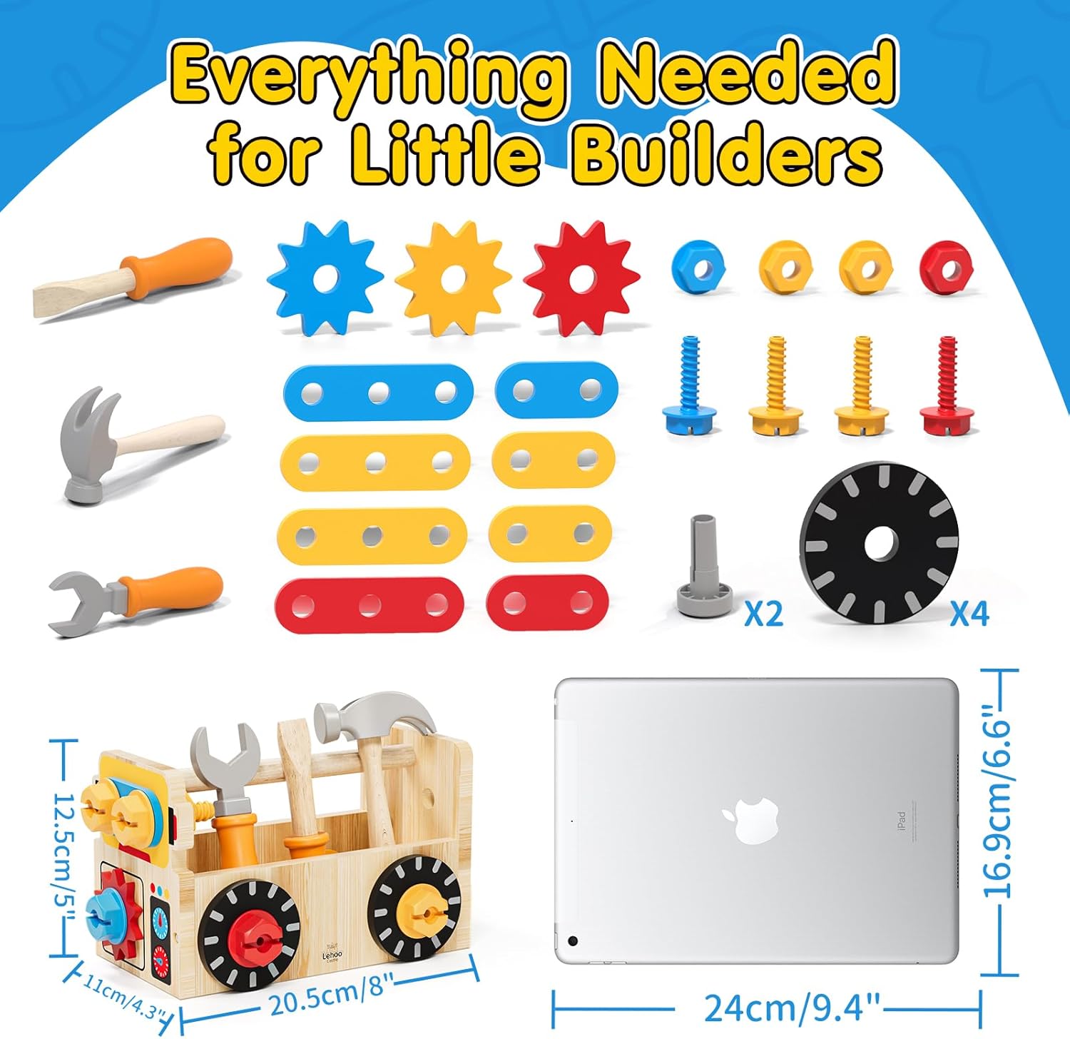 Thumbnail 6 de Lehoo Castle Montessori Werkzeugkoffer