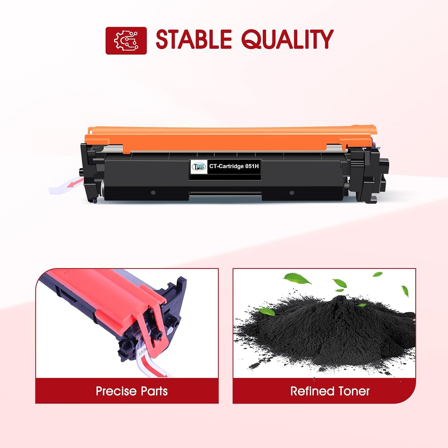 Detalle 2 de Cool Toner 051H 4-Pack Black Compatible Toner Cartridges for Canon