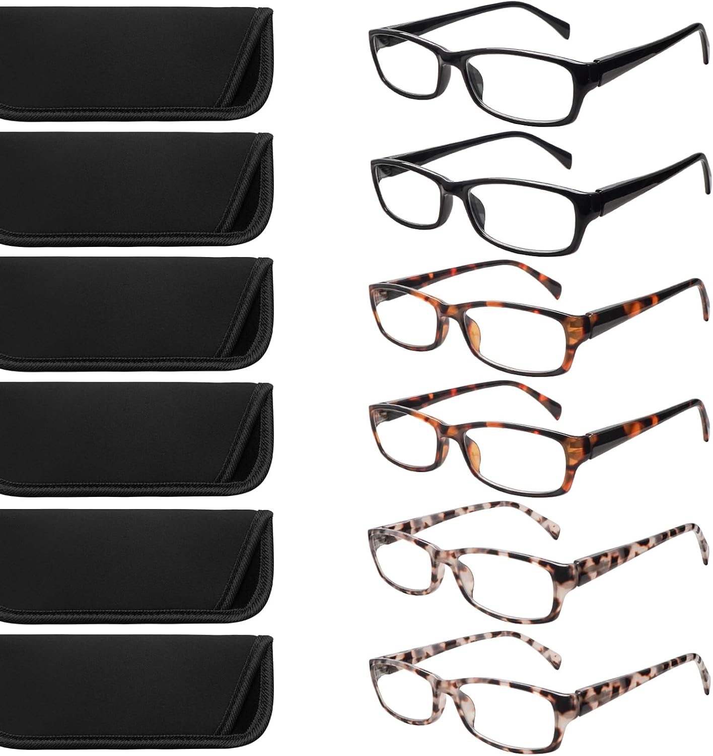 Detalle de VIDEBLA Reading Glasses 6-Pack