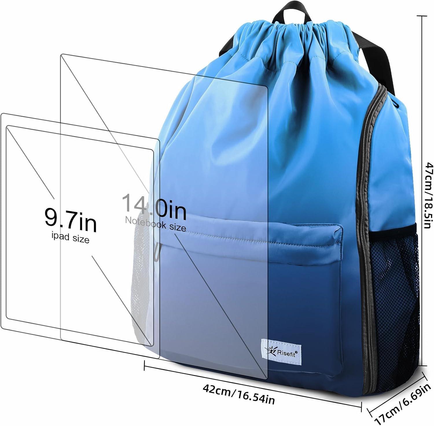 Thumbnail 6 de Risefit Waterproof Swim Drawstring Bag