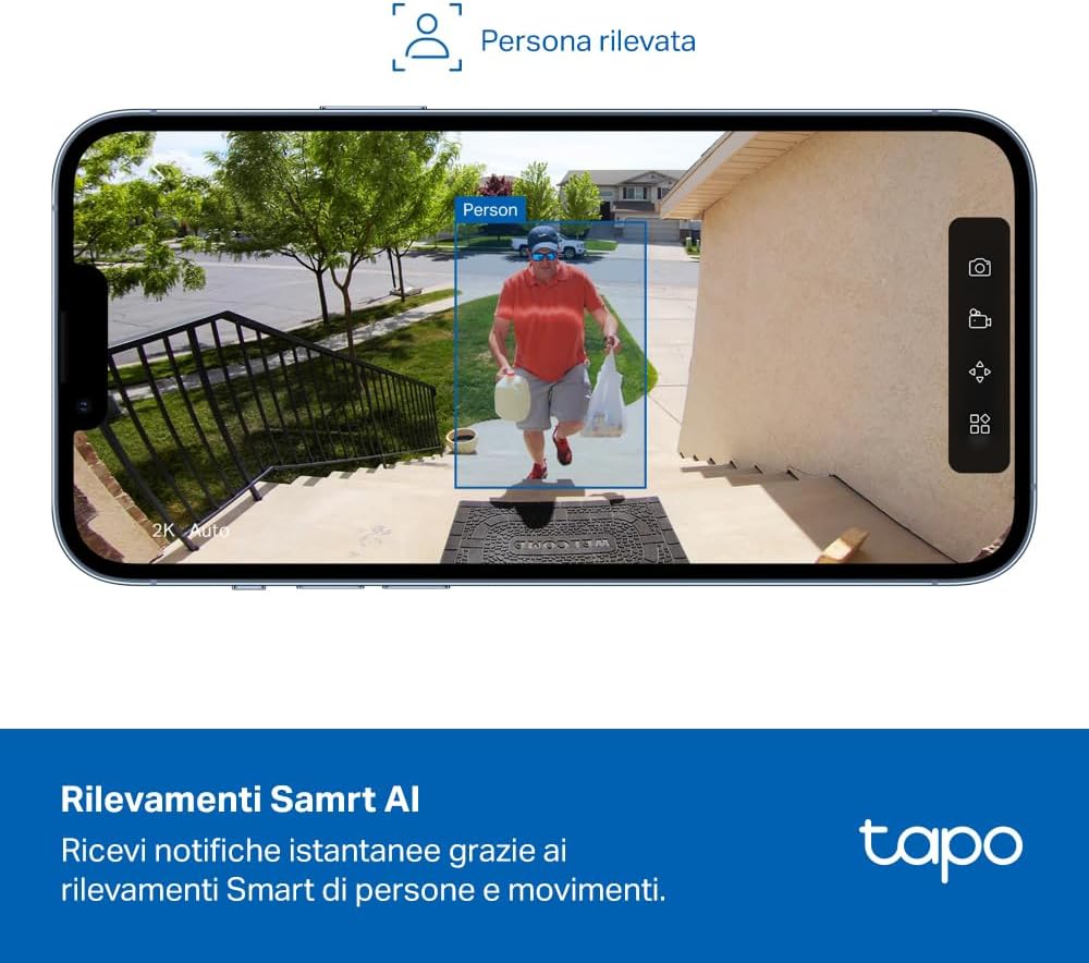 Thumbnail 4 de Tapo C401: Telecamera WiFi Esterno Senza Fili, Full HD 1080P e Batteria 5200mAh