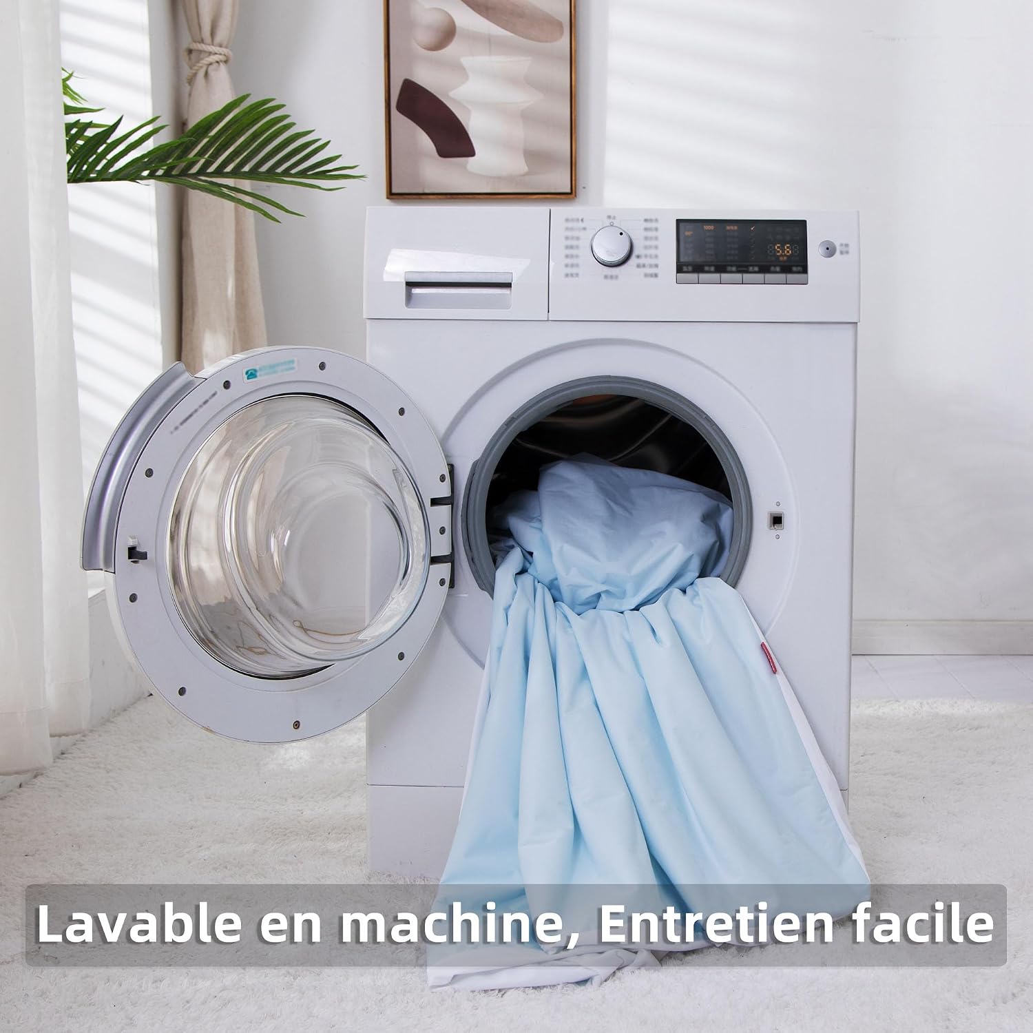 Detalle de Jet’s Home Housse de matelas imperméable 180x200 avec fermeture éclair et protection 6 côtés