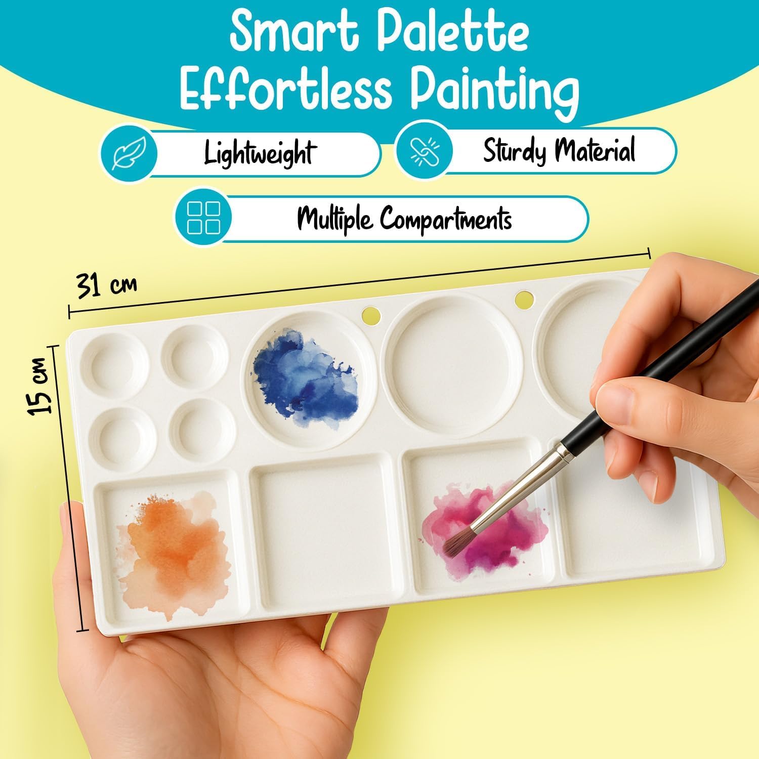 Detalle 2 de Chalkola Watercolor Paint Set 64 tubes
