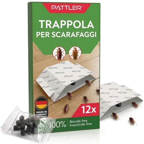 Detalle de Pattler Trappole Scarafaggi da Interno – 12 Pezzi, senza veleno