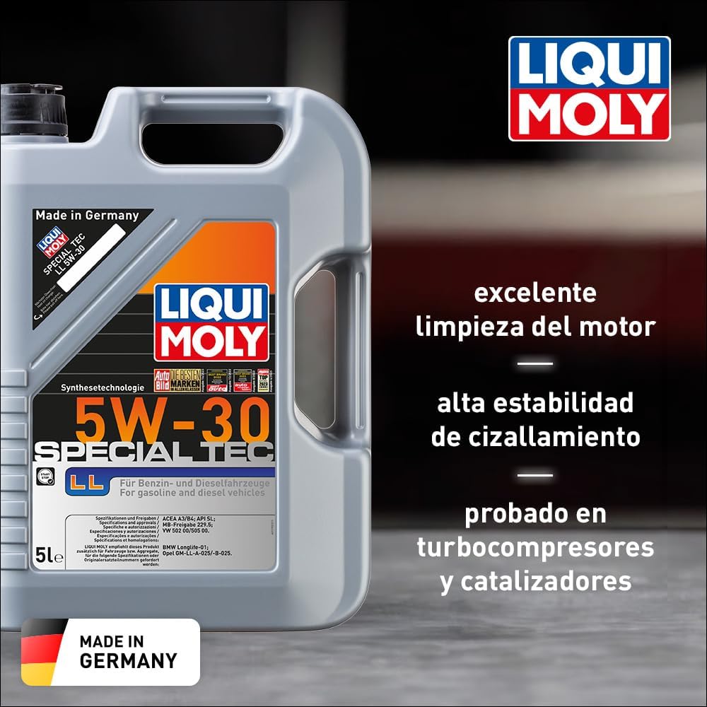 Detalle 2 de LIQUI MOLY Special Tec LL 5W-30 5 L
