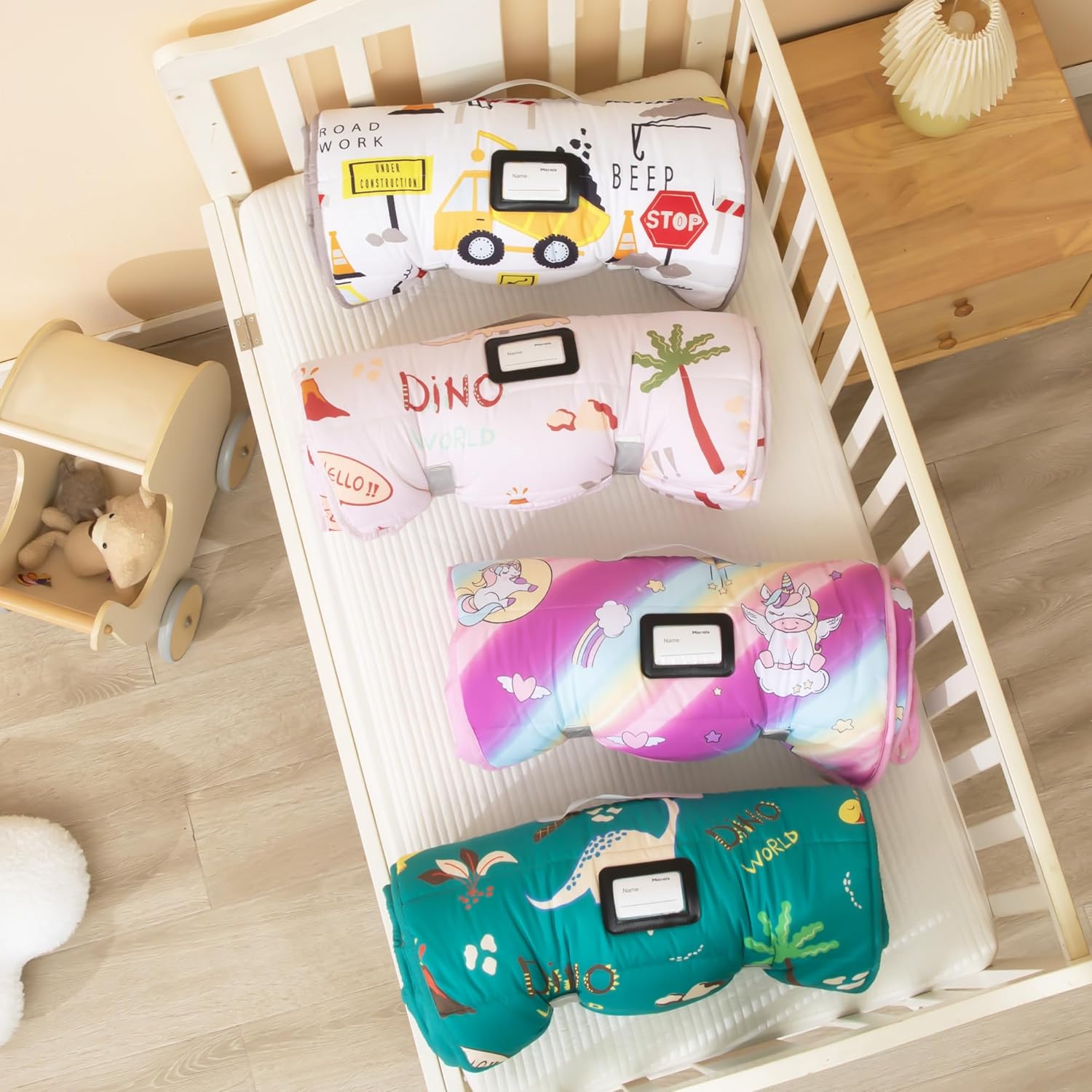 Thumbnail 6 de Morais Toddler Nap Mat with Pillow and Blanket – 52" x 20