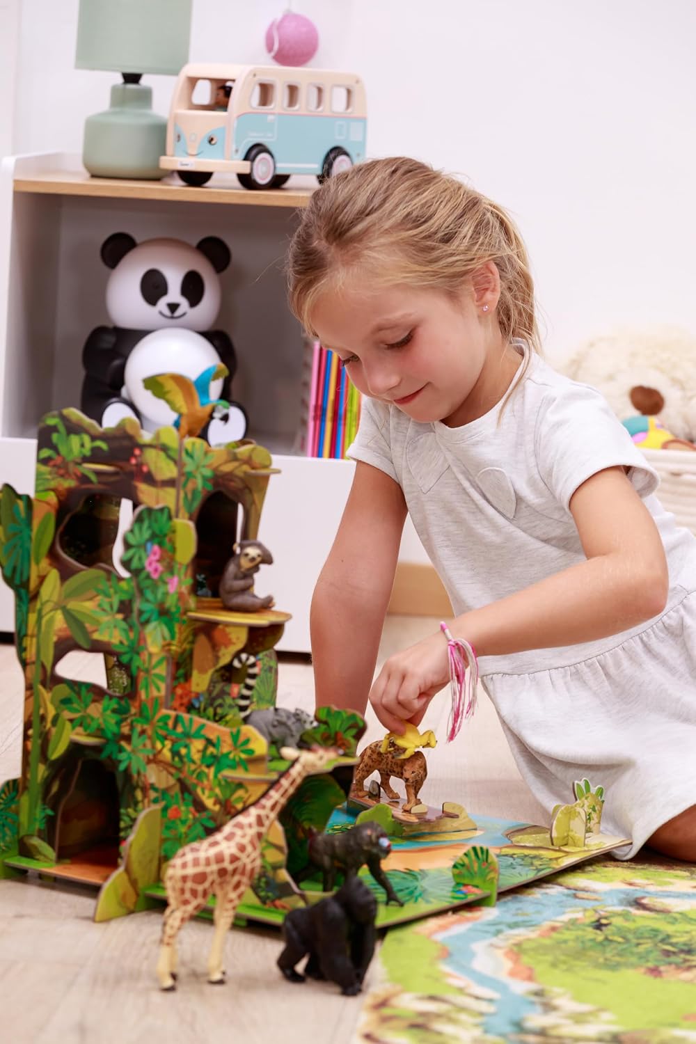 Detalle de Papo Jungle Play Environment, Cardboard, 46 x 36 cm