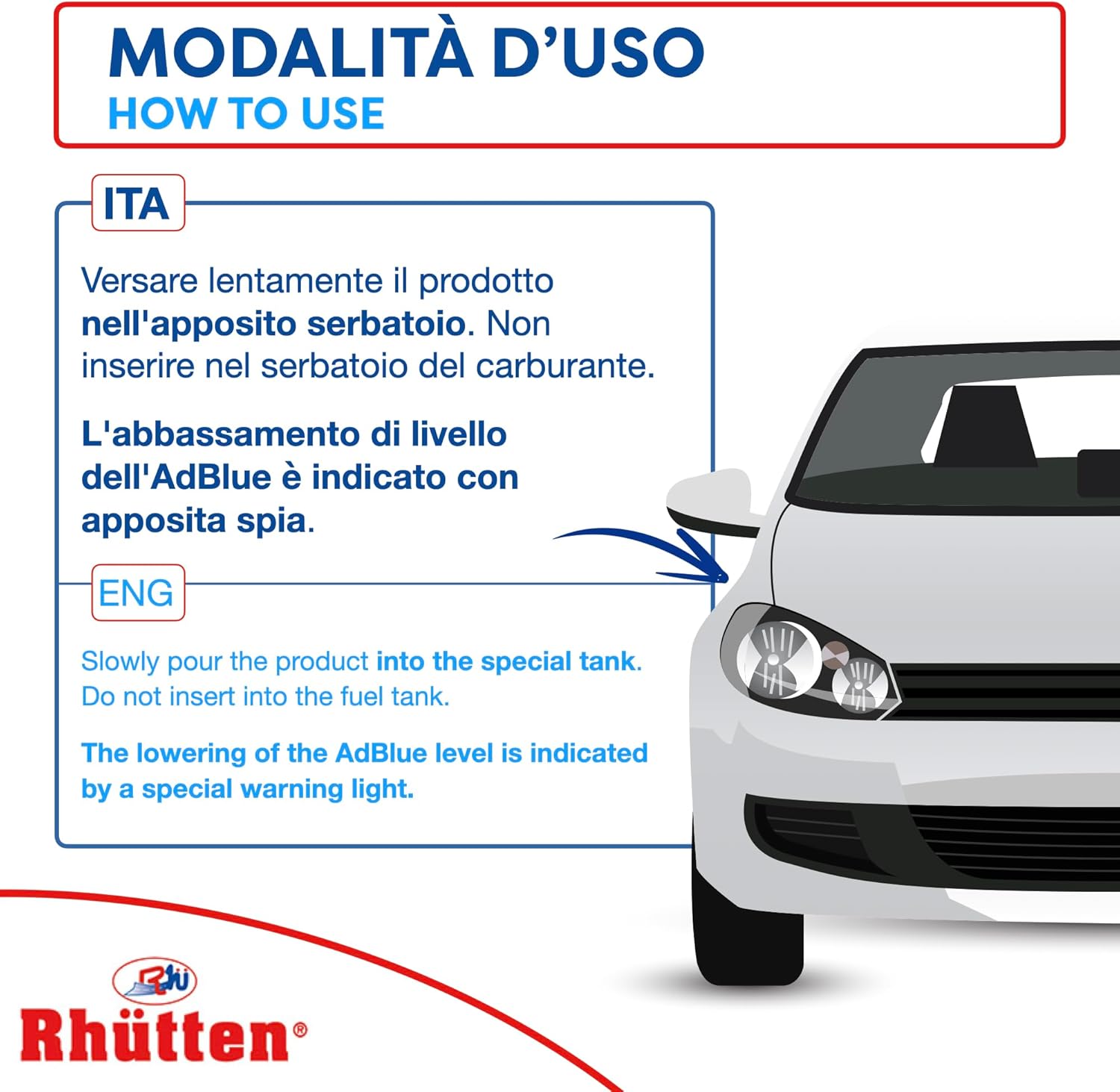 Thumbnail 3 de Rhütten AdBlue Motori Diesel 5L – Urea Purissima ISO 22241 per SCR