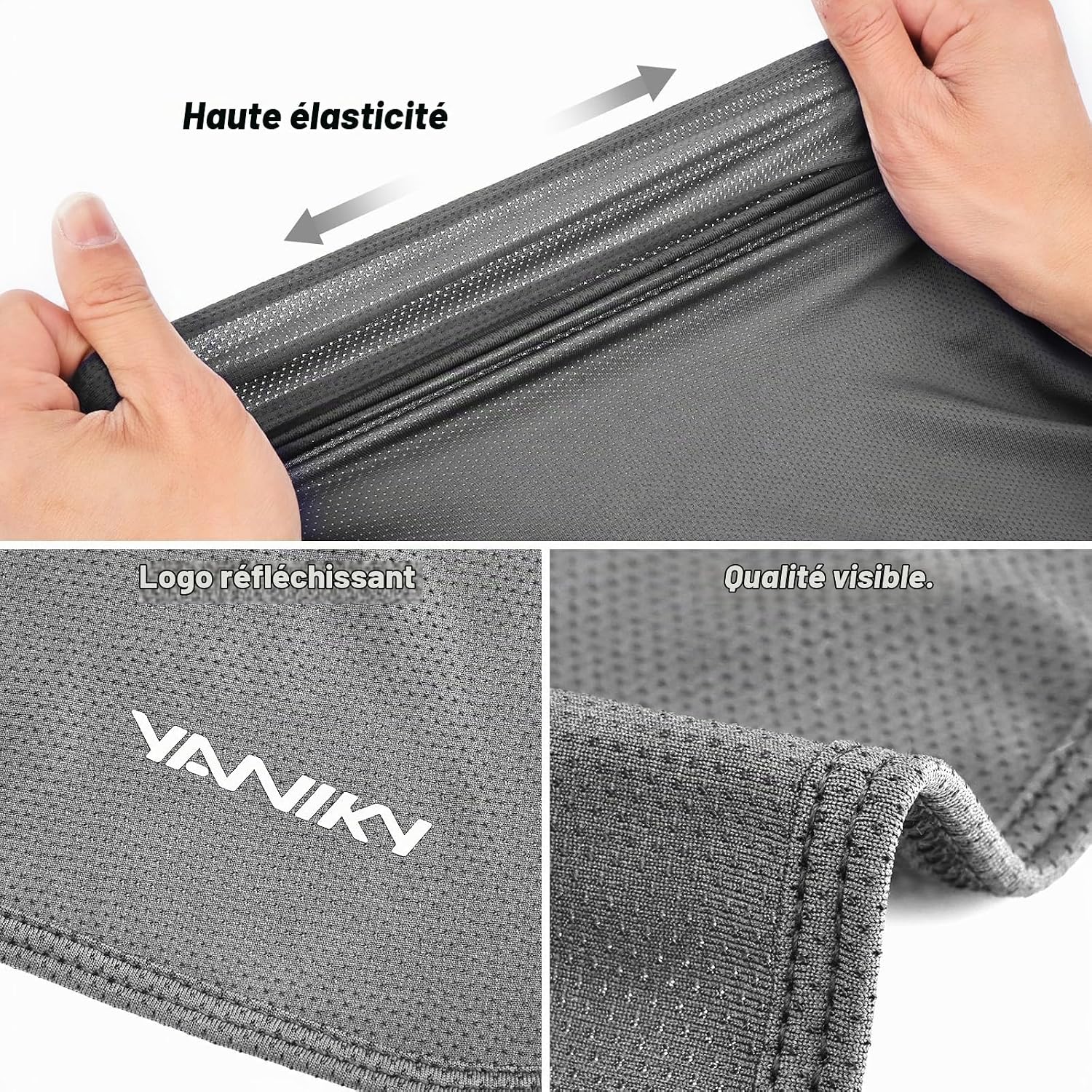 Detalle 2 de Doodshoofdbandana 3-in-1 voor dames en heren, ademend en met uv-bescherming